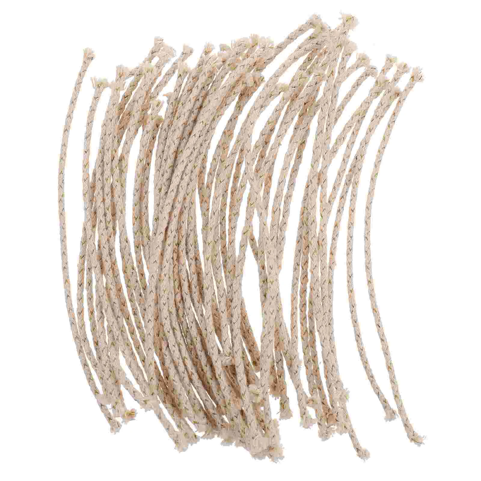 

50pcs Making Kit Bottles Wicks Diy Making Making Supplies Braided Wick