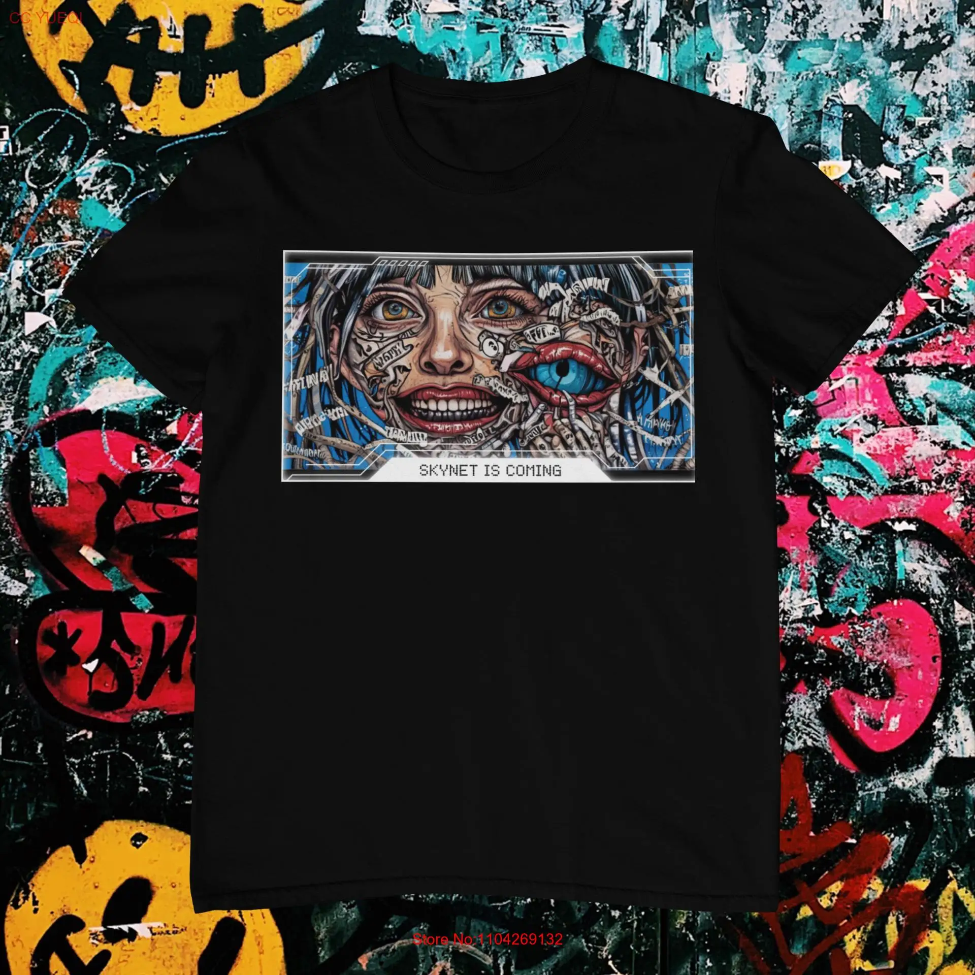 Иллюстрированная футболка Странная девушка в стиле аниме острая городская