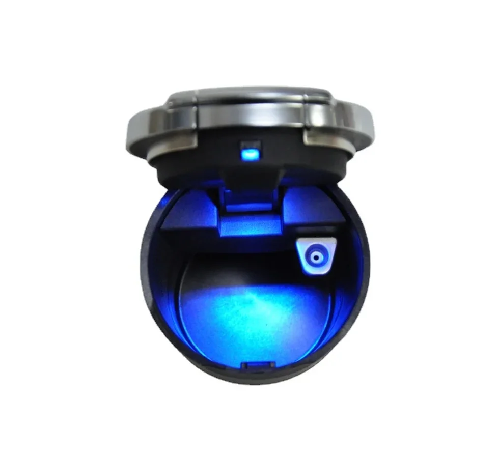 Original chrome-plated ashtray For Volkswagen Magotan Tiguan Passat Ang Huiang universal with led light