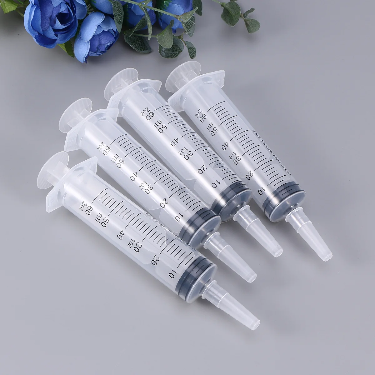 

25pcs with Measurement Reusable Fruit Injector for Scientific Labs and Dispensing Multiple Uses Measuring Tools 60ml