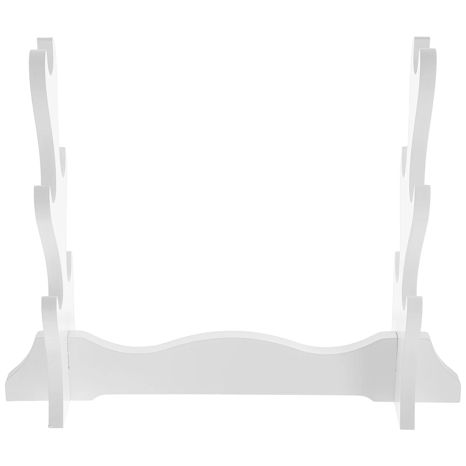 

Desktop Stand Display Stand White Display Shelf Home Decor Flute Stand Home Supply Sword Rest Wooden Sword Stand