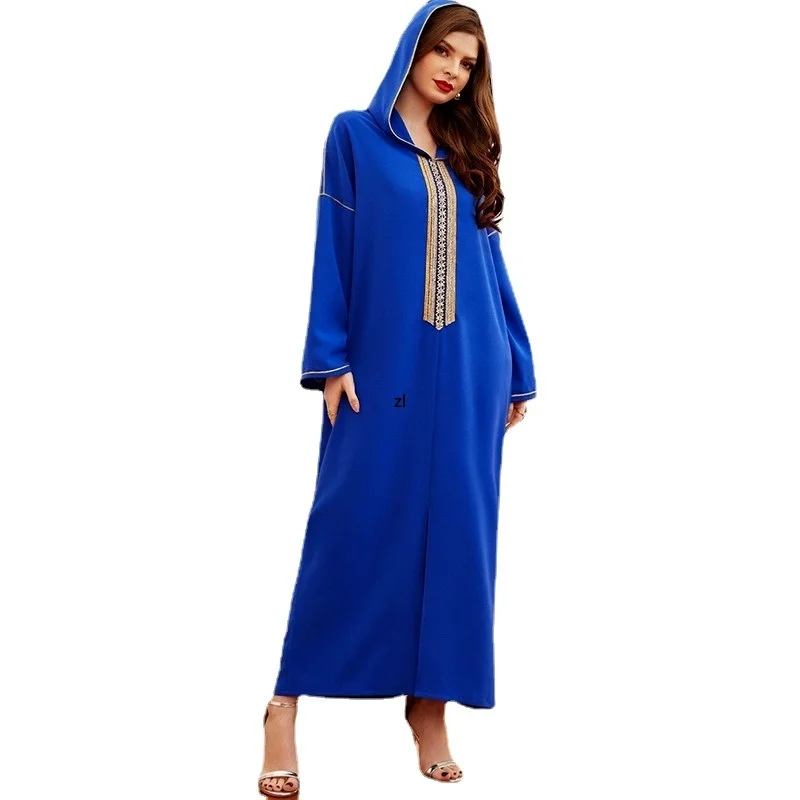 Ramadan Fashion Muslim Dress Women Caftan Marocain Arabic Islam Modest Clothing Turkey Abaya Dubai Eid Mubarak Djellaba Femme