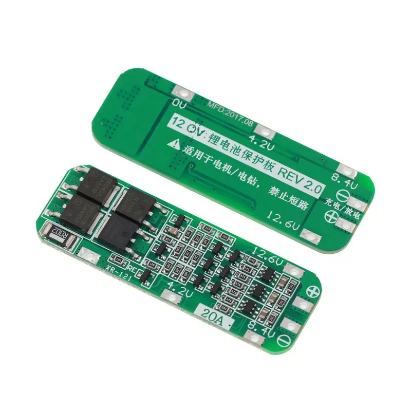 

1S 2S 3S 4S 3A 20A 30A Li-ion Lithium Battery 18650 Charger PCB BMS Protection Board for Drill Motor Lipo Cell Module