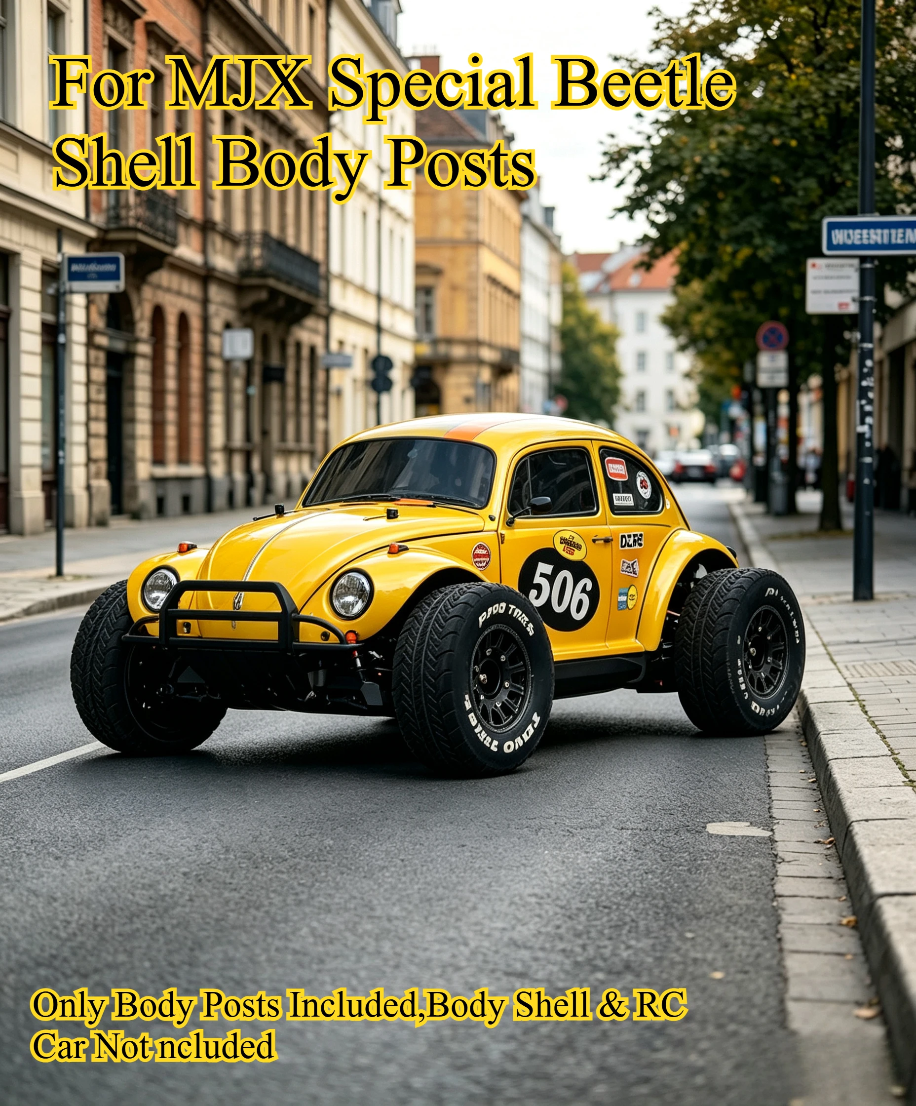 Фото Для MJX 10210 10208: Сборный кузов-оболочка Beetle DIY, 1/10, для радиоуправляемых раллийных машин, персонализированные внешние аксессуары для хобби-моделей №2