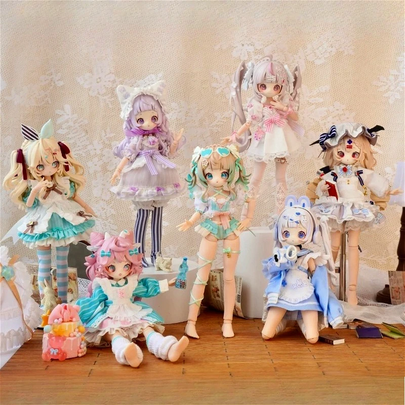 Коллекционная фигурка Onemore Sugary Girls Series 18 Mjd Blind Box: Милая аниме-фигурка BJD, модель-игрушка, изысканный подарок (art.: 3920daaf22474) - 3920daaf22474