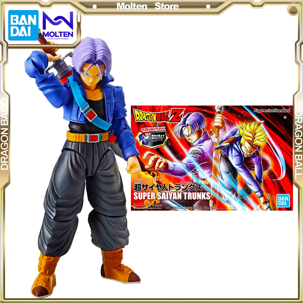 

BANDAI Original Figure-rise Standard Dragon Ball Z Super Saiyan Trunks (New Packaging) Model Kit Action Anime Figure Assembly