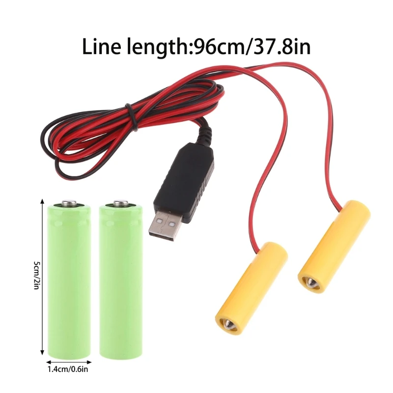 2в1 USB-блок питания 3В AA LR6 переключатели для устранения батарей светодиодной