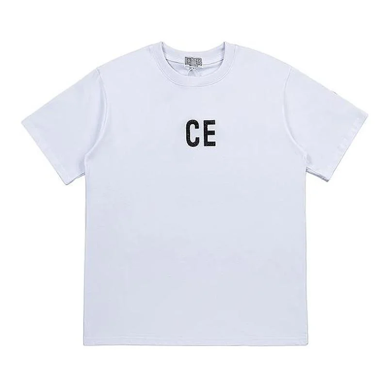 

22SS CE Letter Logo Printing Cavempt T Shirt Men Women EU Size 100% Cotton Cavempt Top Tees Fashion Summer Men Clothing