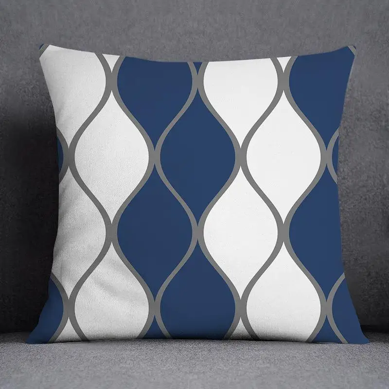 

Геометрическая наволочка из полиэстера 40x40 см