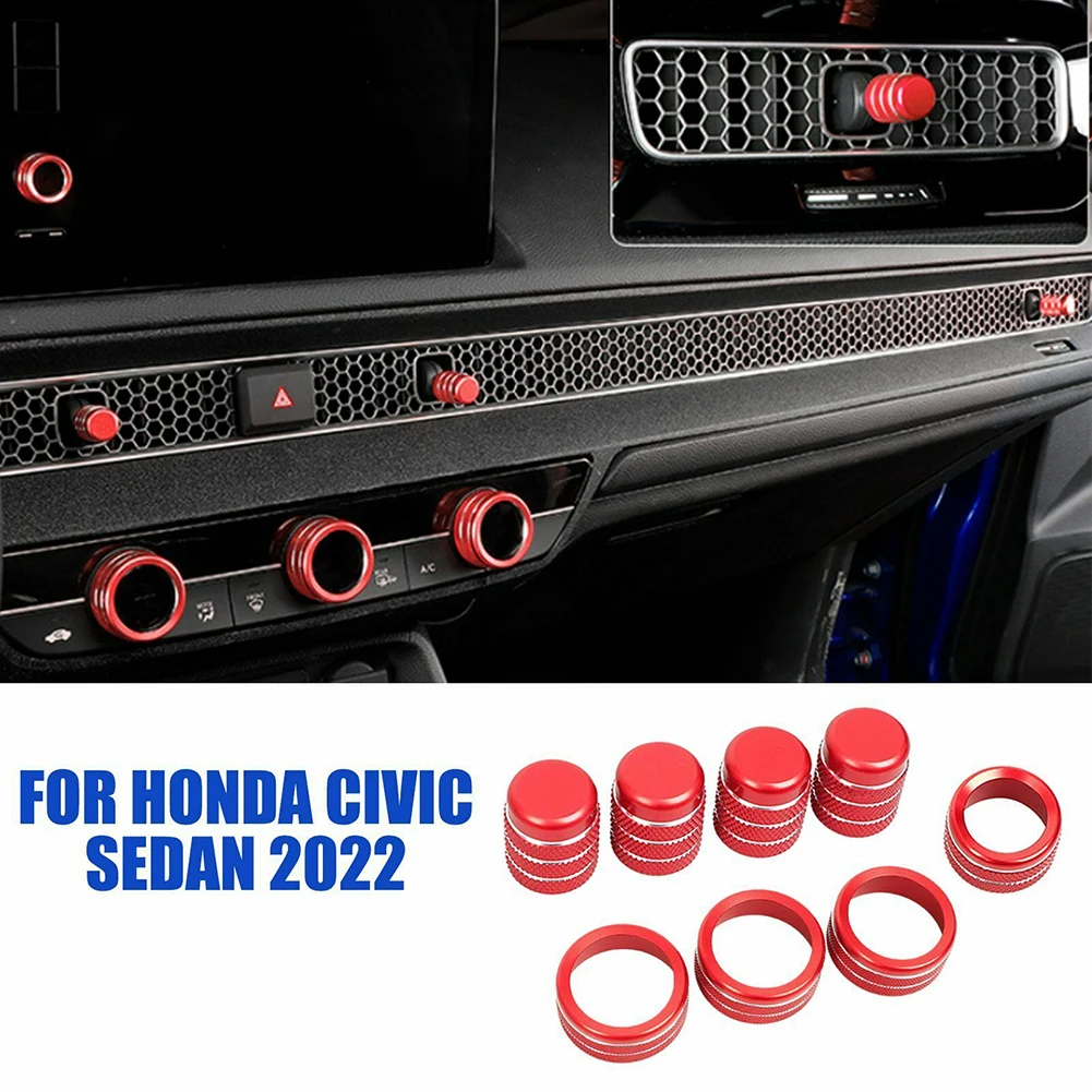 

Car Decoration Knob Decoration Easy Installed Front Knob No Modification Needed Red