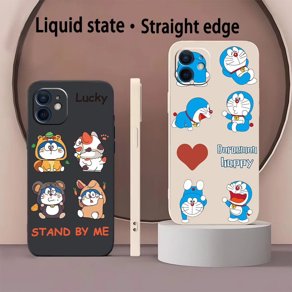 

Lucky Doraemon Phone Case For Case iPhone 12 7 7P X Xr Xs 8 Plus 11 12 13 Max Pro Mini 6 6s SE 2020 O8bi Bumper Stand Android