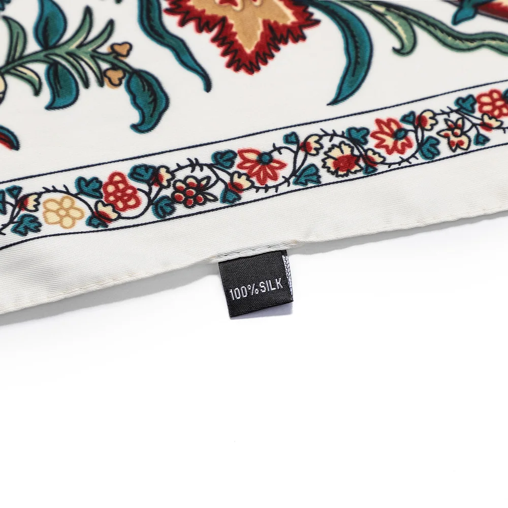 Квадратные пляжные шали бандана шарфы на голову женский модный платок саржевый