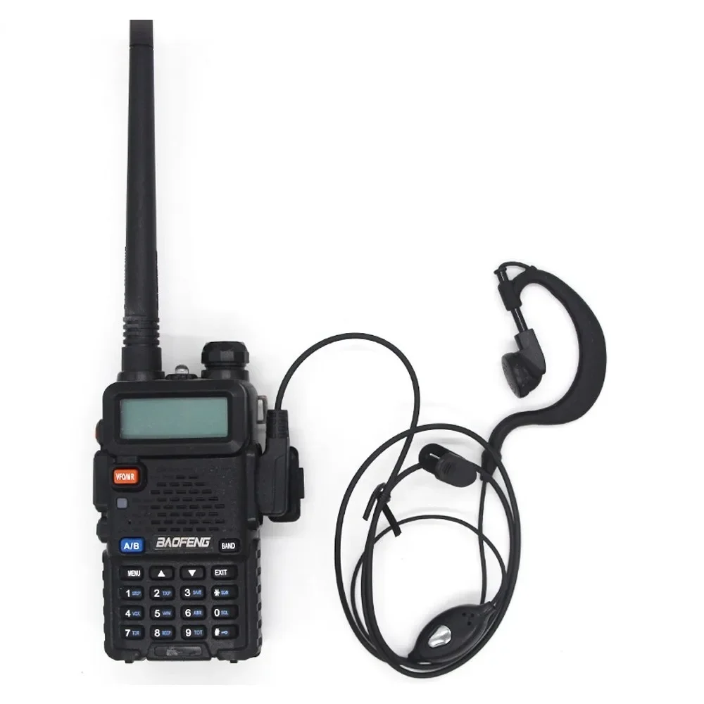 2- шт. наушники типа K с микрофоном PTT Walkie Talkie для Kenwood BAOFENG радио высокое качество