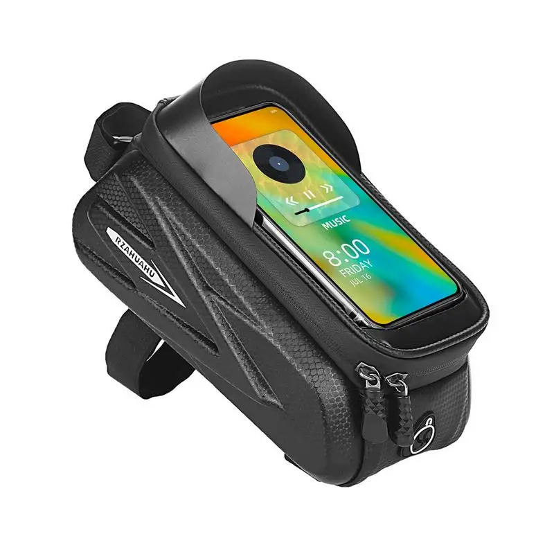 

Bike Front Frame Bag Bicycle Hard Shell Top Tube Phone Case Pouch Waterproof MTB Touchscreen Bag For Cycling Bike Accessories
