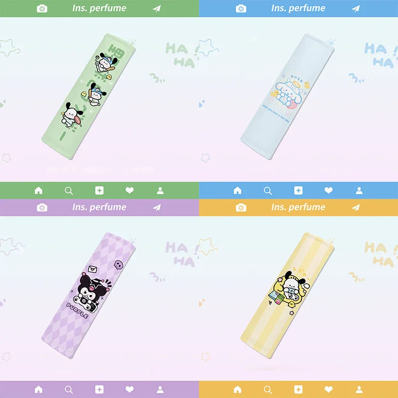 

Sanrio Kuromi Cinnamoroll, женские регулируемые плечевые накладки, удобные Мультяшные