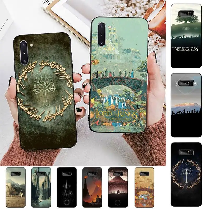 

L-LordS R-RingS Movie Phone Case For Samsung Note 8 9 10 20 pro plus lite M 10 11 20 30 21 31 51 A 21 22 42 02 03