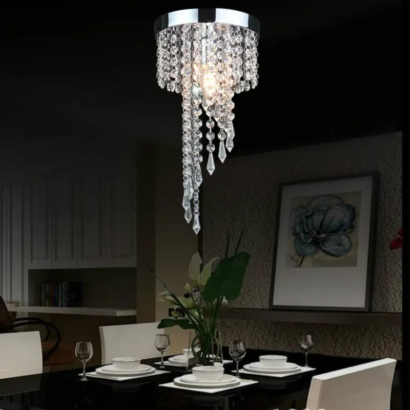 Люстра хрустальная в современном стиле потолочный светильник с