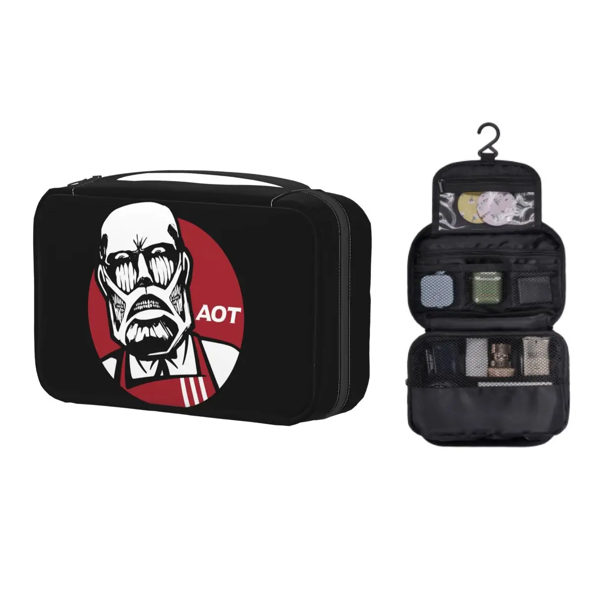 

Подвесная дорожная сумка для туалетных принадлежностей AOT «атака на Титанов»