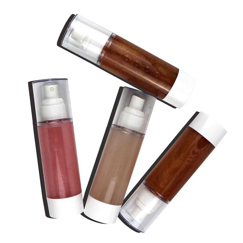 

4-color Waterproof Long-lasting Shimmering Liquid Private Label Makeup Highlighter Spray Custom Bulk Make Up