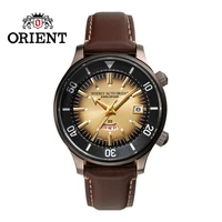 original orient mechanical man watch japanese limited edition brown70th anniversary weekly auto king diver revival collection