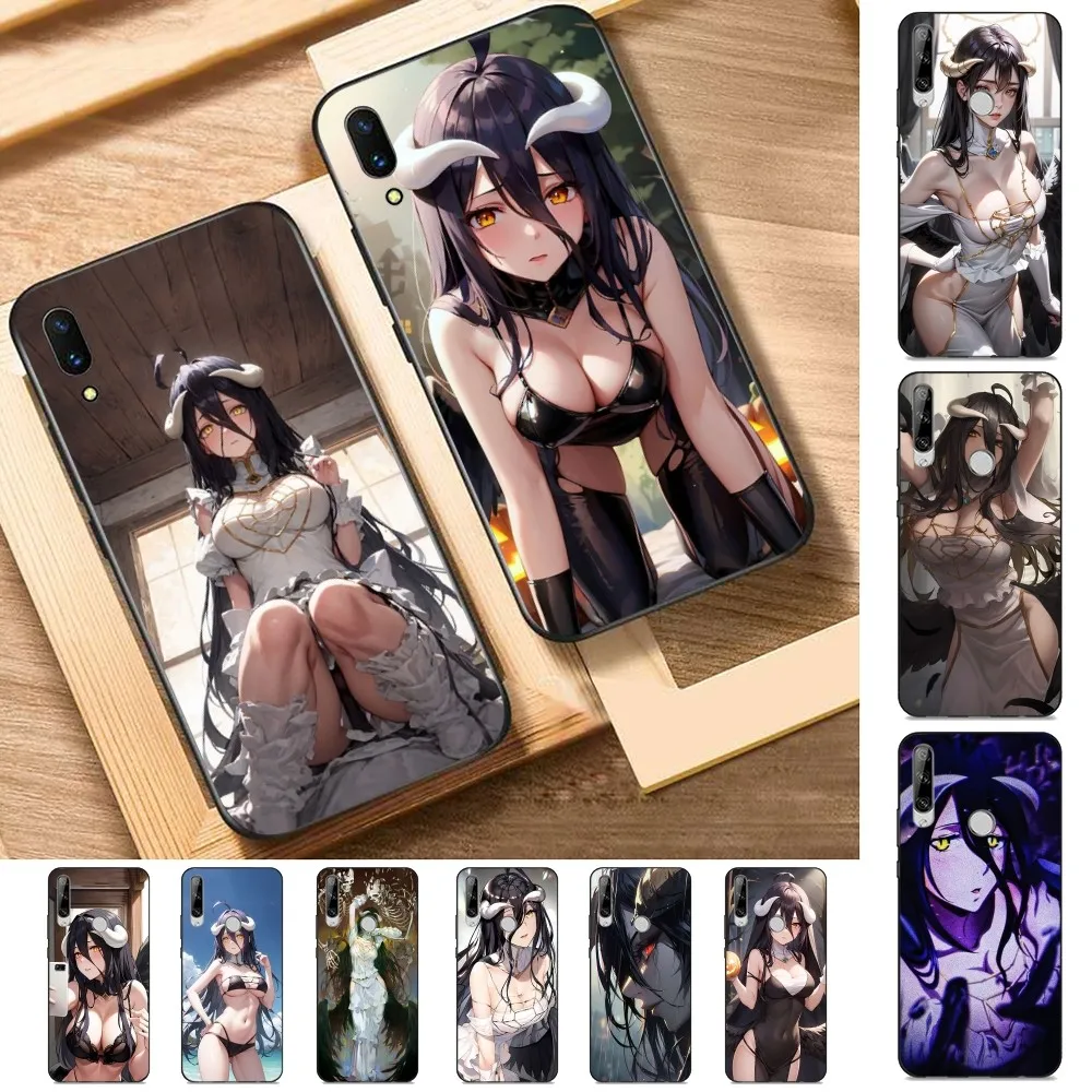 Чехол для телефона с изображением аниме Overlord Albedo Huawei Y9 6 7 5 Prime Enjoy 7s 8 plus 7a 9e 9plus 8E Lite