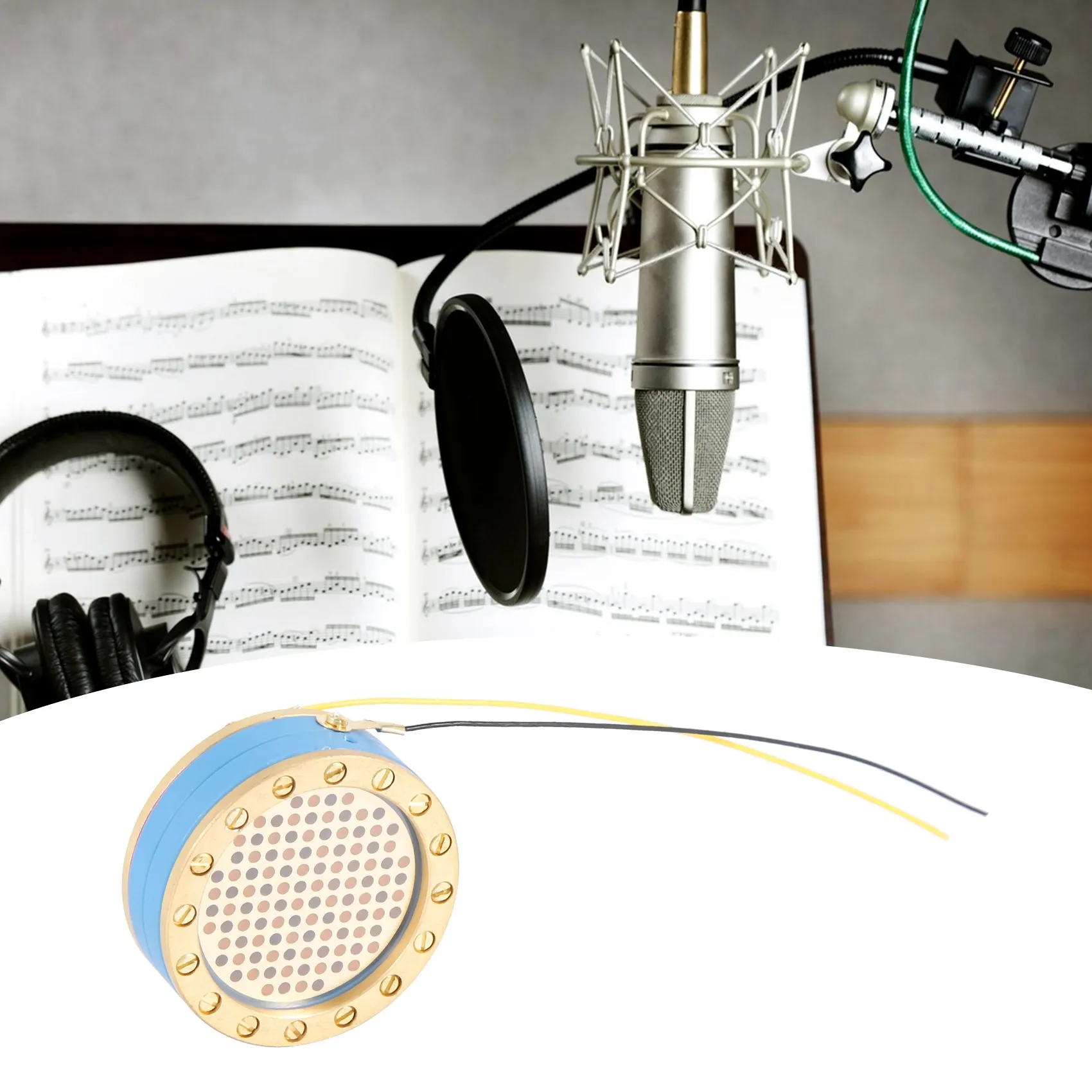 34mm Large Diaphragm Microphone Core Recording Condenser Mic Capsule for Studio