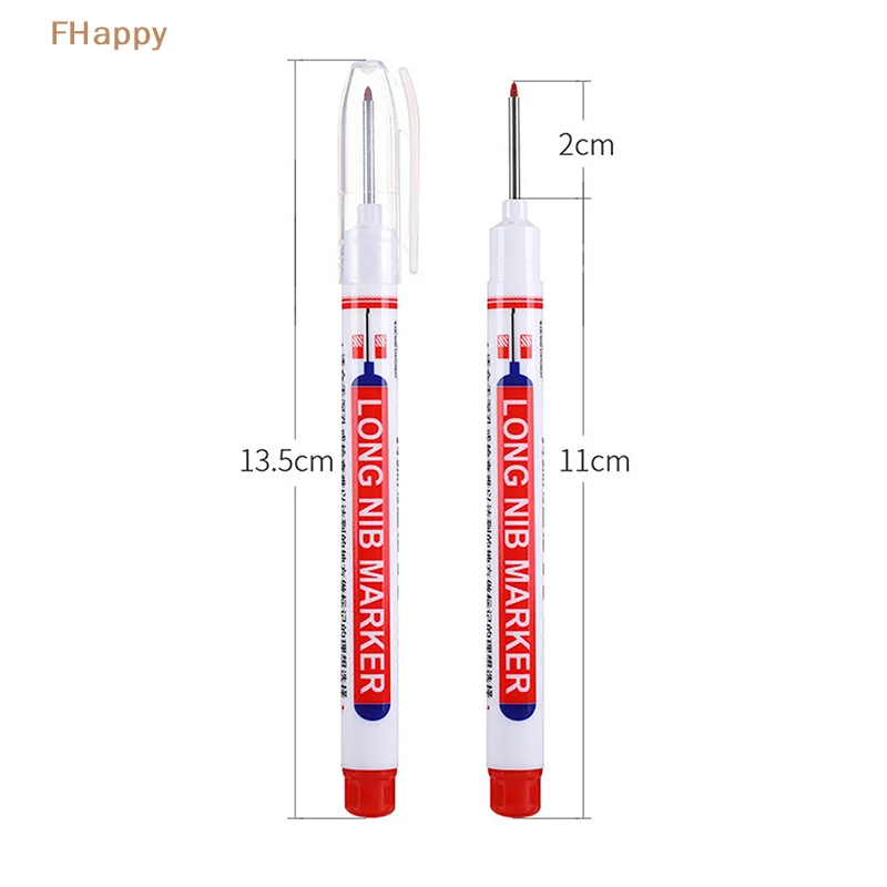 

Фломастеры с длинной головкой и черными/красными/черными/синими чернилами, 20 мм