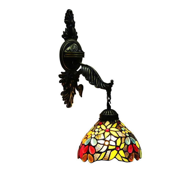 Настенный светильник TEMOU Tiffany светодиодный винтажный креативный дизайн бра для