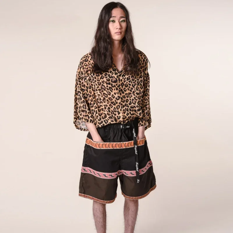 KAPITAL Hirata Hohiro пояс одинакового цвета хлопковые свободные мужские повседневные