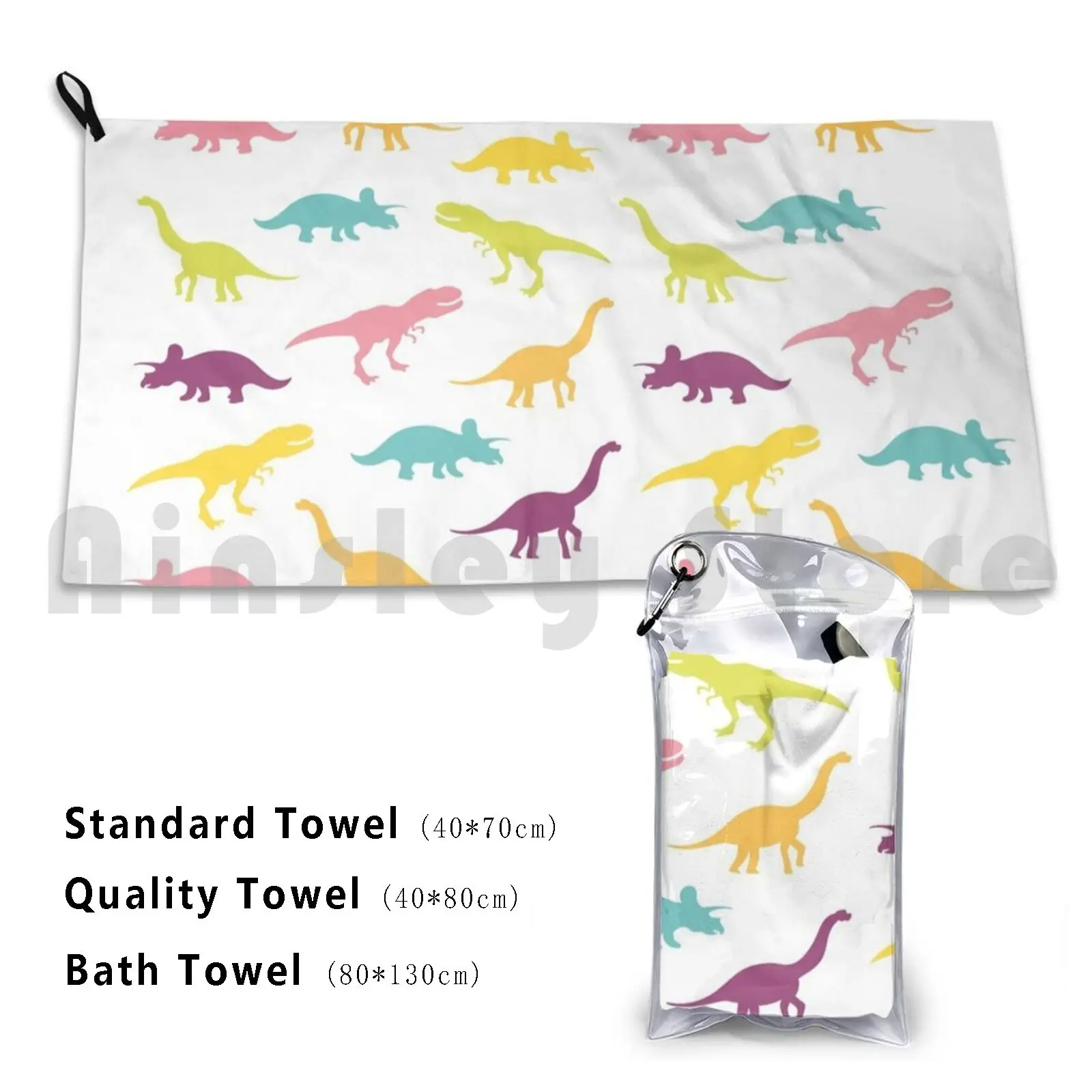 

Dinosaur Bath Towel Beach Cushion Kids Dinosaur Colores Love Funny Fun Positive Dino T Rex Trending Sleeping