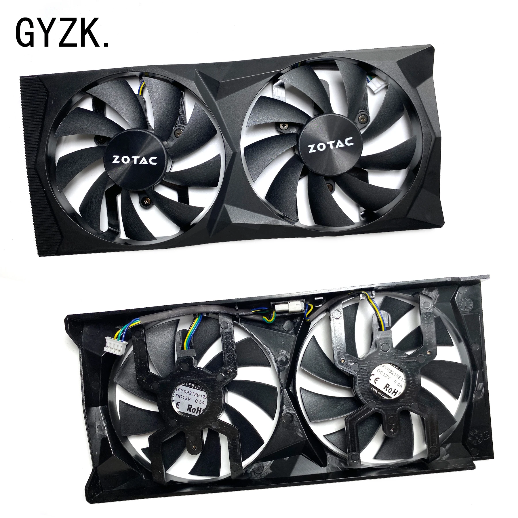 

New For ZOTAC GeForce RTX2060 2060S GTX1660 1660ti Destroyer HA/HB OC Graphics Card Replacement Fan panel with fan