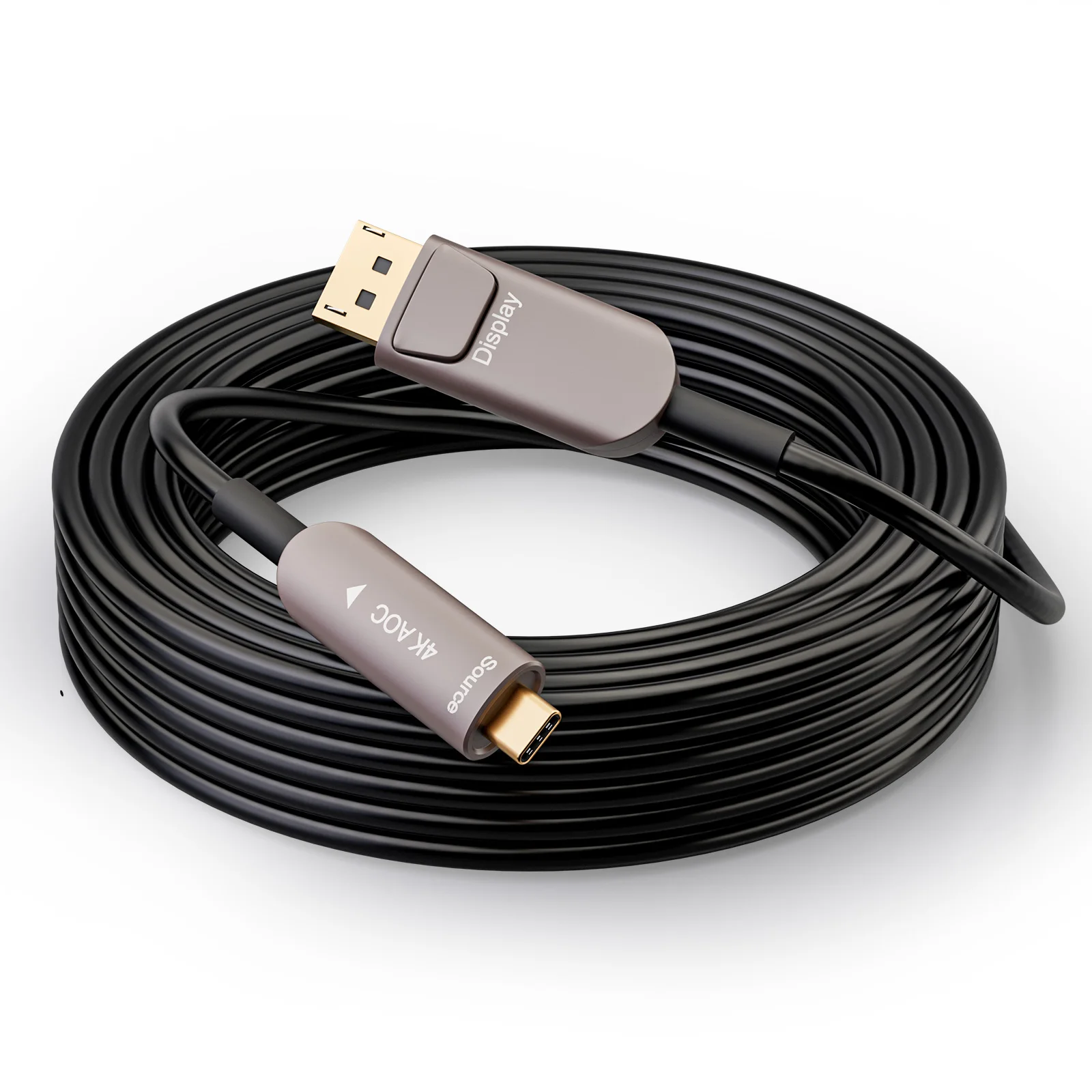 Оптоволоконный кабель USB C к Displayport 4 K 3.1 Type Thunderbolt 3/4 Kompatibel для MacBook Pro/Air