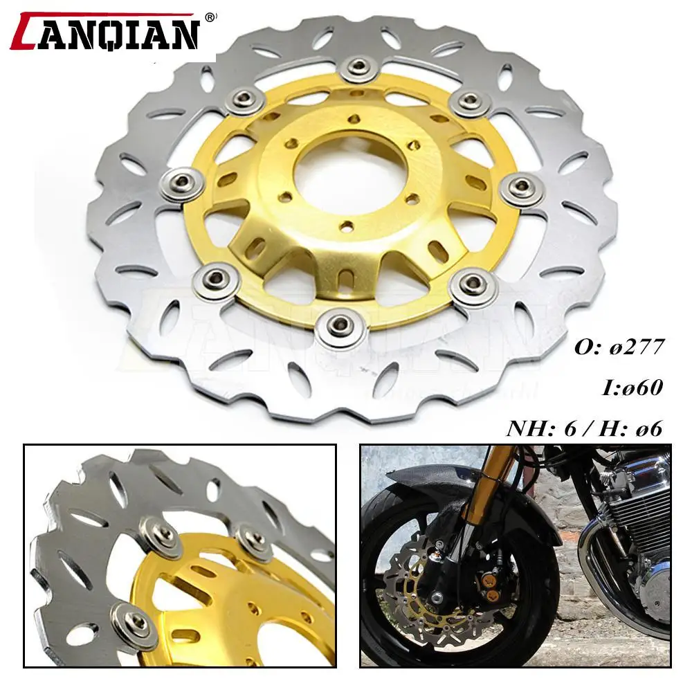 277mm Motorcycle Front Brake Disc Plate For HONDA CB 400 CB400 VTEC400 VTEC 400 1999-2005 2006 2007 2008 2009 2010 Brake Rotors