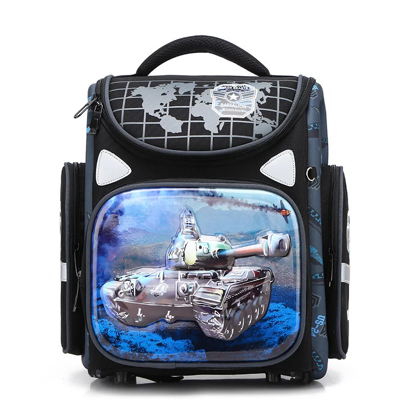 

Orthopedic Backpack for Boys Racing Cars Satchel Children School Bags Primary Book Bag Kids Knapsack Mochila Escolar Grade 1-3-6