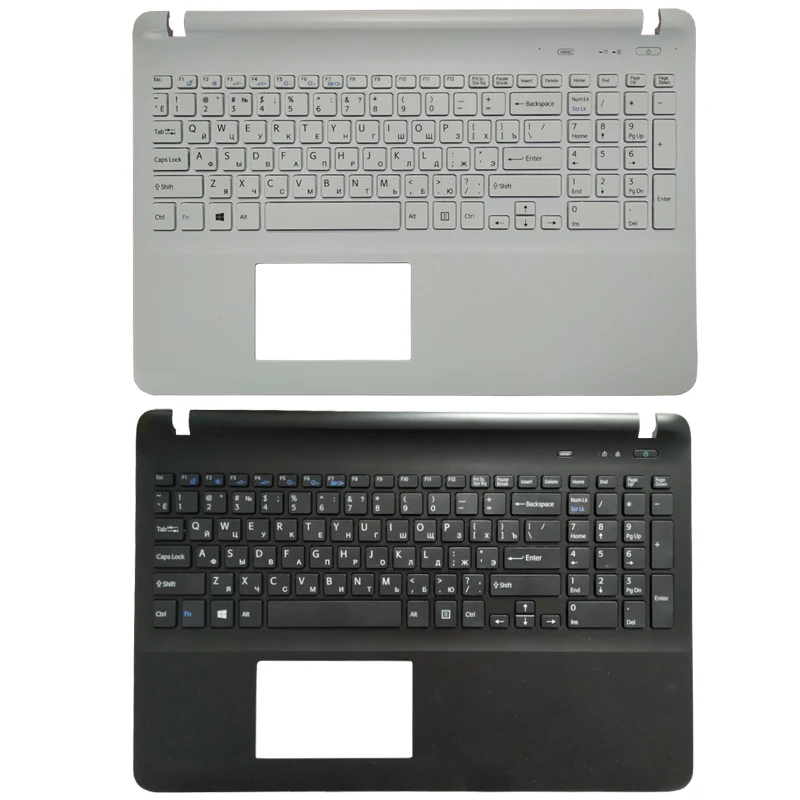 Teclado do Portátil Russo para Sony Vaio Svf152c29u Svf152c29w Svf152c29x Svf152a29l Svf152c29l ru com Tampa Superior