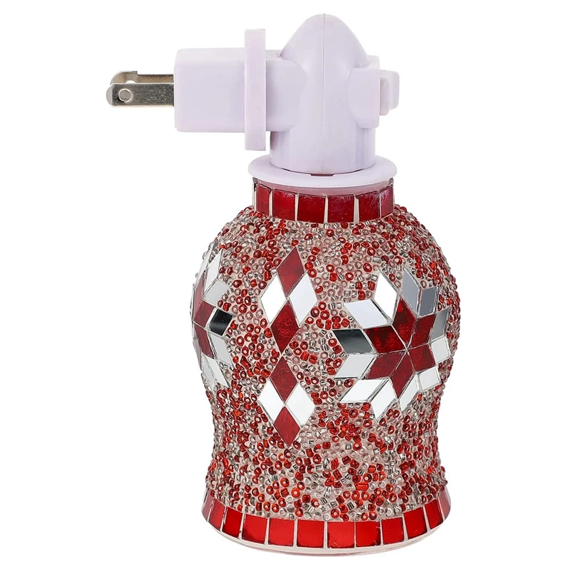 

Мозаичный креативный ночной Светильник из плавильного воска, лампа для ароматерапии с эфирным маслом, настенная Подвесная лампа с вилкой С...