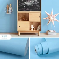 self adhesive waterproof wallpaper wall sticker blue removable peel and stick wallpaper roll for living room bedroom home decor