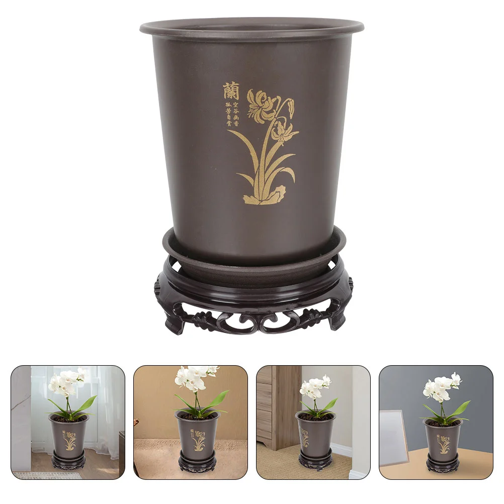 

Orchid Pots Flower Pot Nursery Planter Decorative Flower Vase Garden Flower Pot For Outdoor Porch Balcony Windowsill Patio