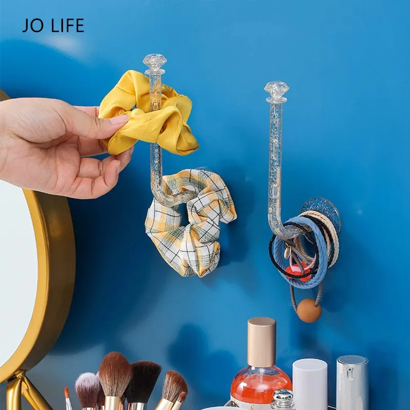 

JO LIFE Hairband Storage Rack Watch Bracelet Holder Clear Headband Organizer Acrylic Hair Hoop Container