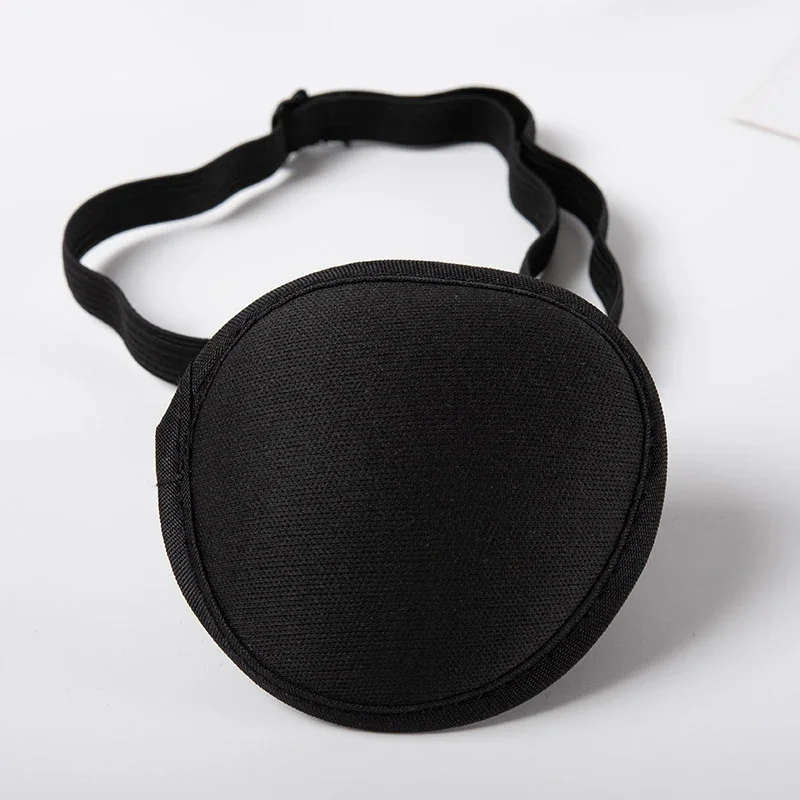 Пиратская повязка на глаз унисекс один одно моющаяся регулируемая вогнутая