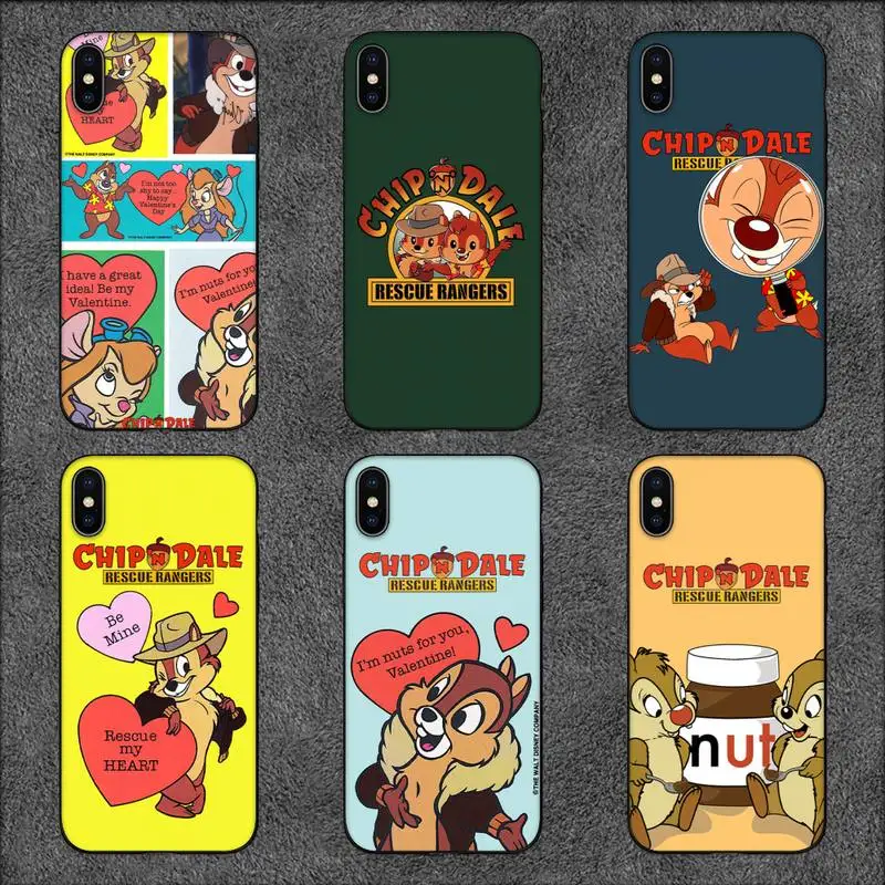 

Disney Chip 'n' Dale Phone Case For iPhone 11 12 Mini 13 14 Pro XS Max X 8 7 6s Plus 5 SE XR Shell
