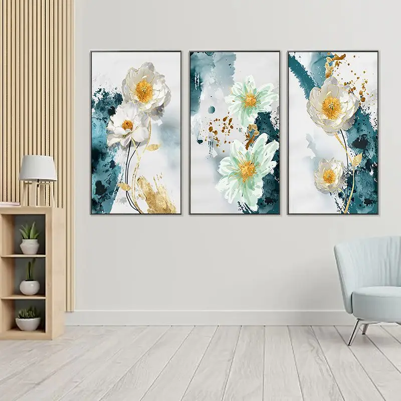 

CHENISTORY Large Size Painting By Number Flower Kits Handpainted Picture By Number Lotus Drawing On Canvas Home Decoration Diy