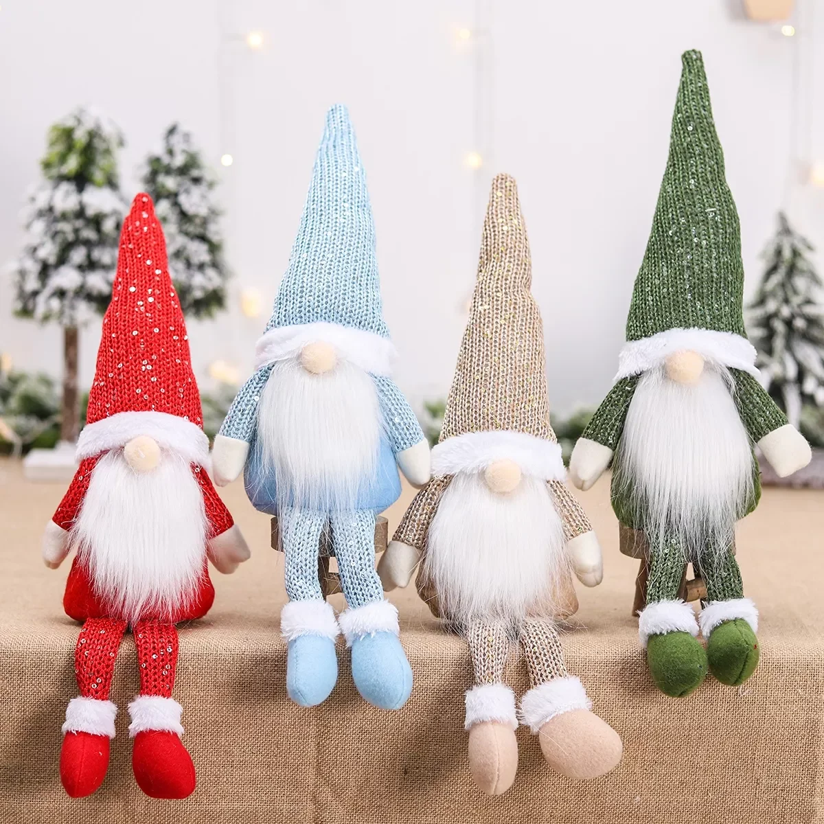 

Santa Faceless Doll Christmas Decorations For Home 2021 Merry Christmas Ornament Xmas Gifts Navidad Noel Happy New Year 2022