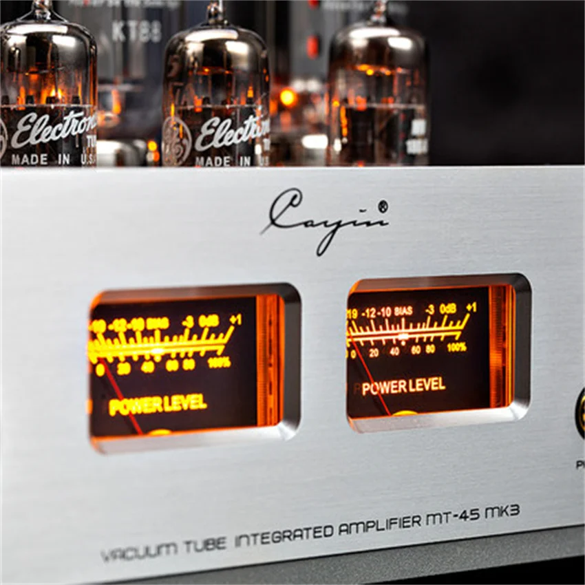 Cayin MT-45MK3 KT88 вакуумный ламповый усилитель с наушниковым усилителем Bluetooth переключатель TR~UL, регулировка смещения BIAS ADJ. 40W*2 включен.