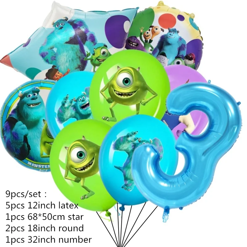 

Воздушный шар Университета монстров, принадлежности для дня рождения, украшения монстров, детский душ, приветственная воздушная арка, домашний декор, подарок для мальчиков и девочек