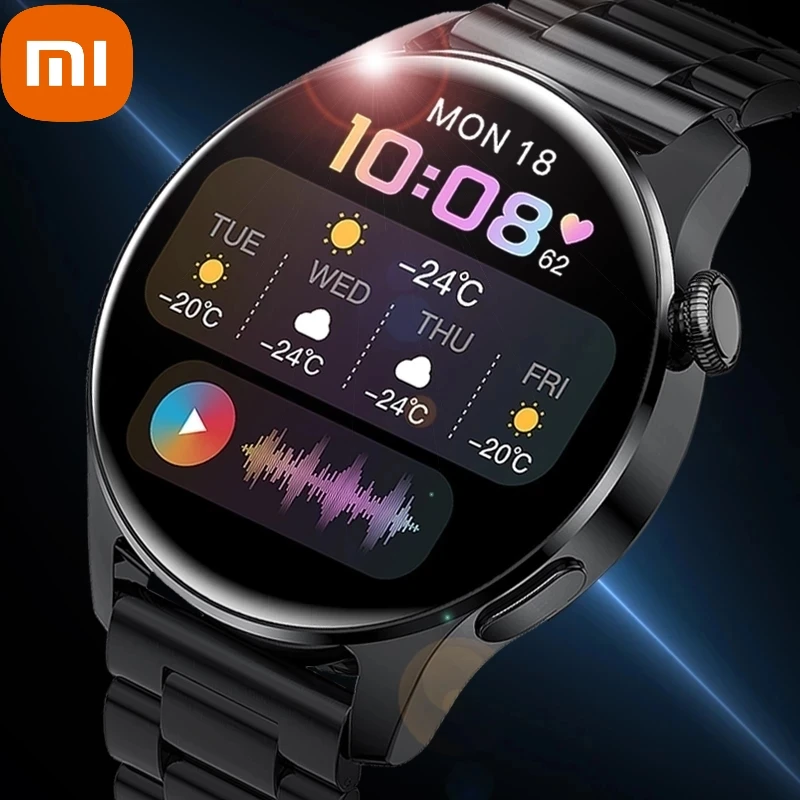 

Смарт-часы XIAOMI для HUAWEI мужские, водонепроницаемые, С Пульсометром
