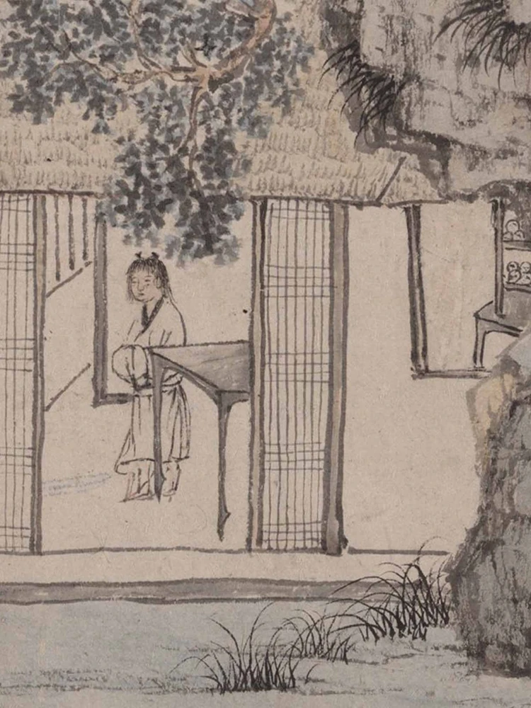 Mingwen Zhengming новый продукт Горизонтальное изображение Cong Guizhai 1:1 Китайская древняя