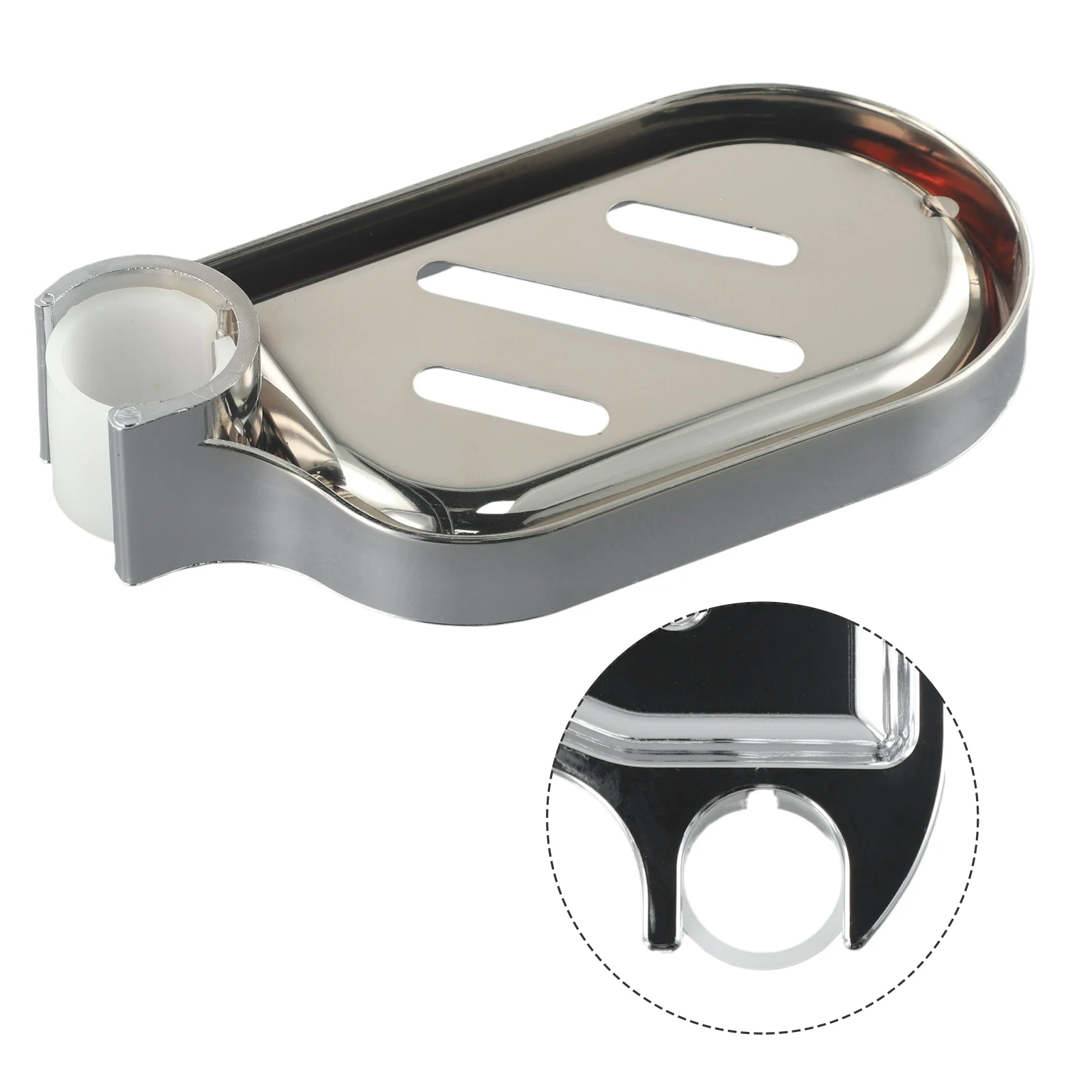 

1pcs Soap Dish Holder Bathroom Wall Mounted Lifting Rain Bath Shower Tray Soap Drain Dishes Bathroom Storage Soap Box Dish