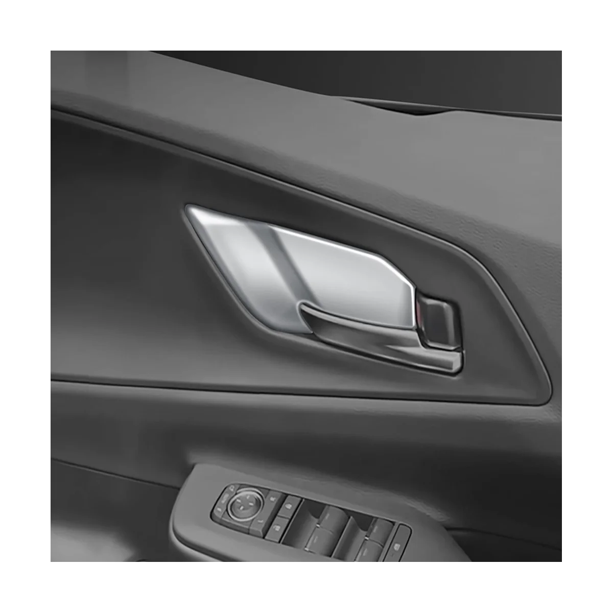 

Car Carbon Fiber Door Inner Handle Bowl Frame Trims High/Low Configuration 5PCs for Toyota Prius 60 Series 2022 2023