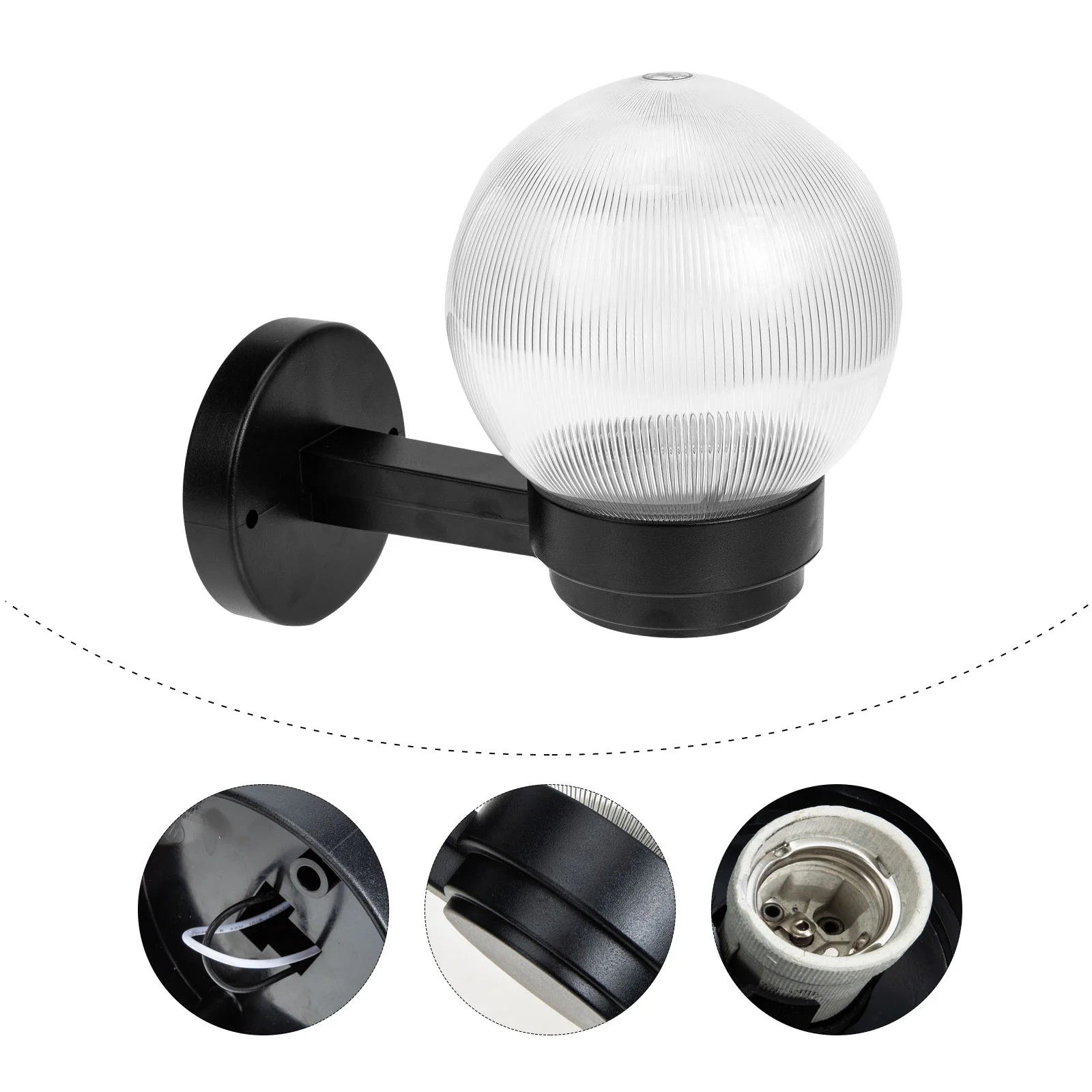

Acrylic Pillar Light Cover Garden Lawn Lampshade Decorative Light Shade without Bulb